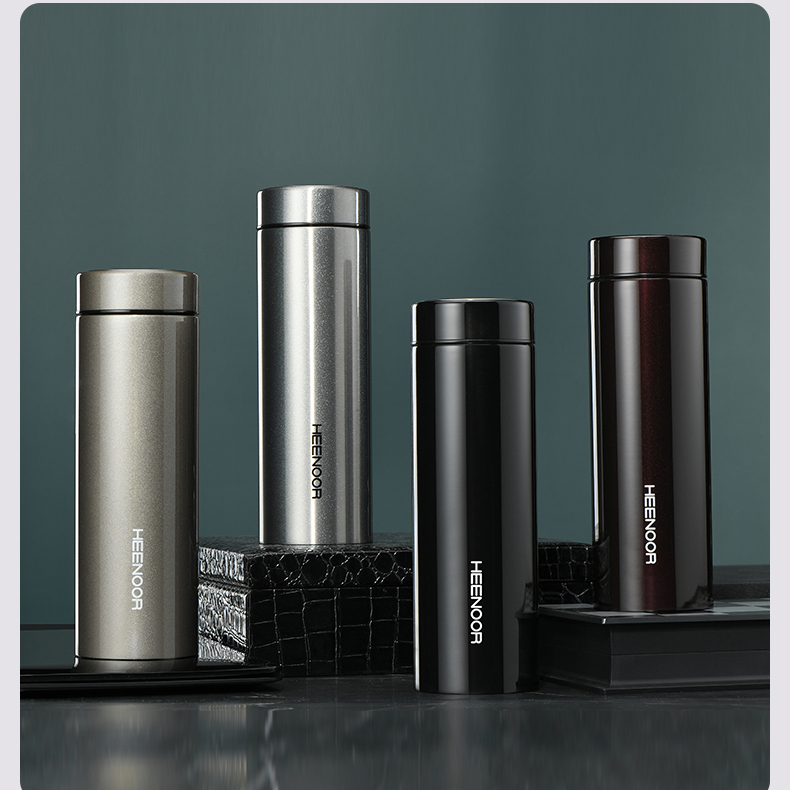 希諾旗艦店保溫杯男316L不銹鋼輕量便攜水杯車載高檔商務辦公茶杯